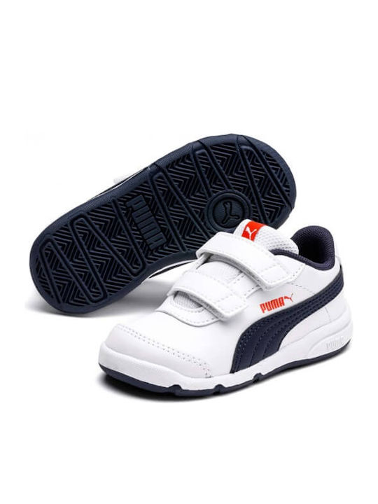 STEPFLEEX 2 Παιδικά Sneakers με Σκρατς Λευκά