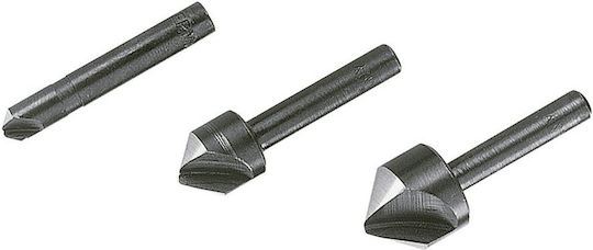 Wolfcraft Σετ Φρέζες για Μέταλλο \ Ξύλο \ Πλαστικό 6mm 3τμχ