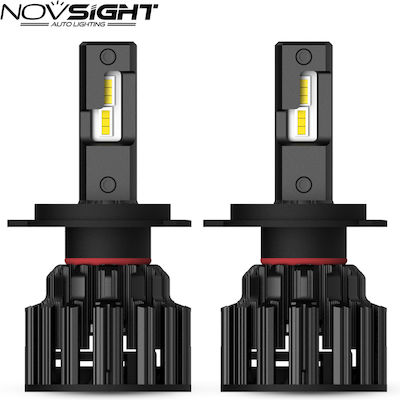 NovSight Lamps Car F06 H4 LED 6000K Cold White 12-24V 45W 2pcs