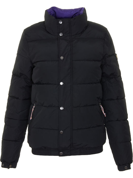 Scurtă Jachetă de femei Puffer Negru