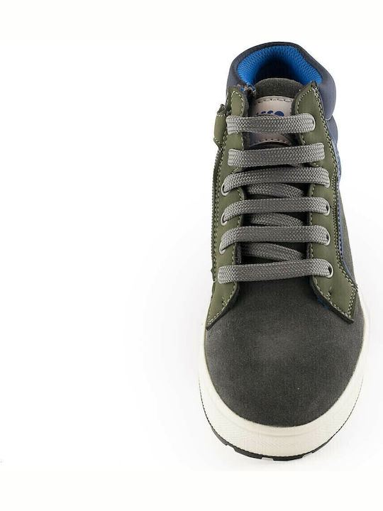 3203 Kids Sneakers High Gray
