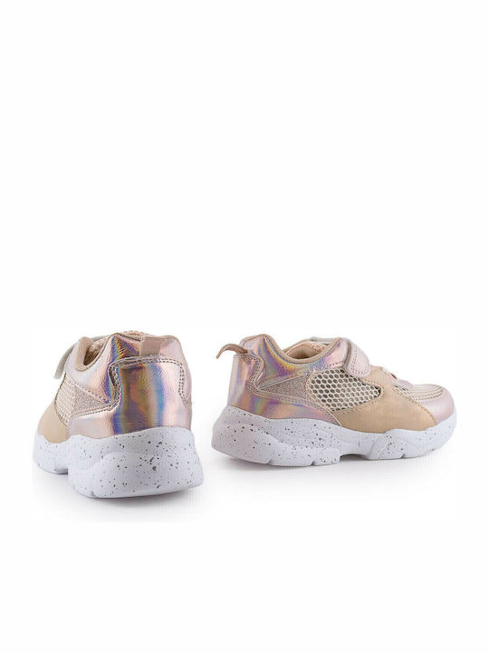 Παιδικά Sneakers με Σκρατς Ροζ
