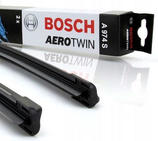 Bosch Aerotwin A974S Front Car Wiper Set 530mm/475mm Universal Volkswagen Polo Seat Ibiza