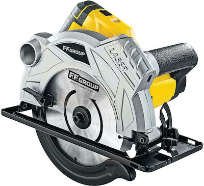 F.F. Group CS 65/1500 Plus Circular Saw 1500W with Dust Extraction System