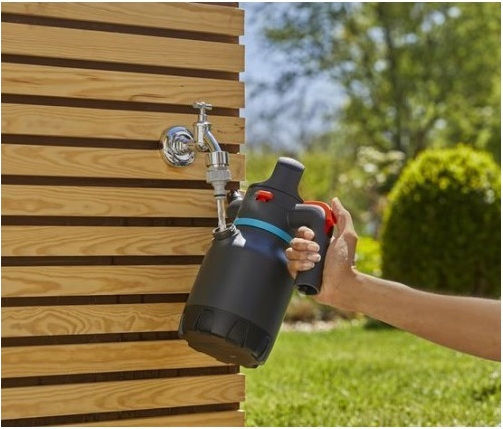 Gardena Comfort Pressure Sprayer with Capacity 1.25lt 3bar in Black color