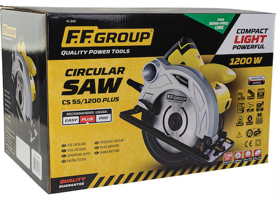 FFG CS 55/1200 Plus Циркулярна пила 1200W със Система за Изсмукване