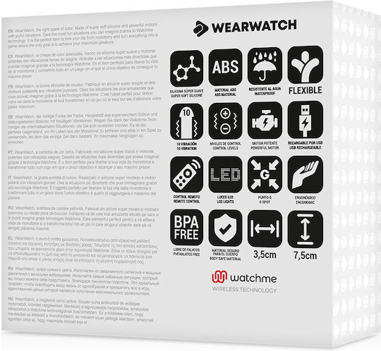 WatchMe Egg mit Fernsteuerung Drahtlose Ei-Technologie Blau / Rosa