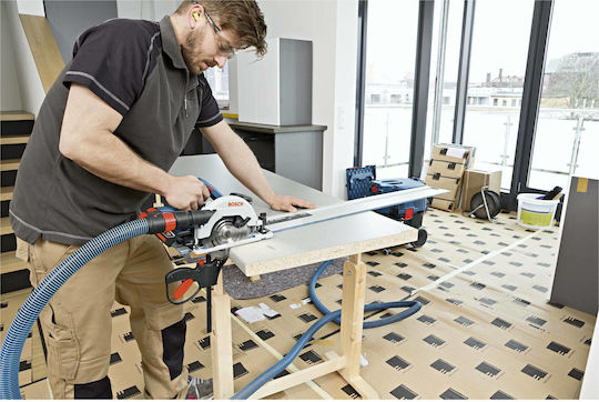 Bosch GKS 18V-57 G Δισκοπρίονο 18V Solo με Σύστημα Αναρρόφησης