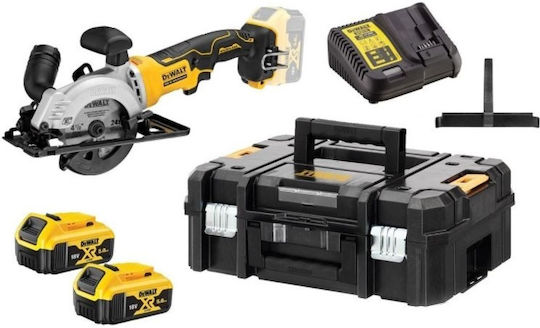 DEWALT DCS571P2 Circular Saw Brushless 18V 2x5Ah With Dust Suction System