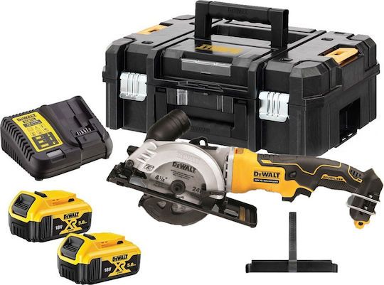 DEWALT DCS571P2 Circular Saw Brushless 18V 2x5Ah With Dust Suction System