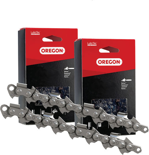 Oregon 91P-52 Chainsaw Chain with Pitch 3/8", Gauge .050"-1.3mm & Number of Guides 52E