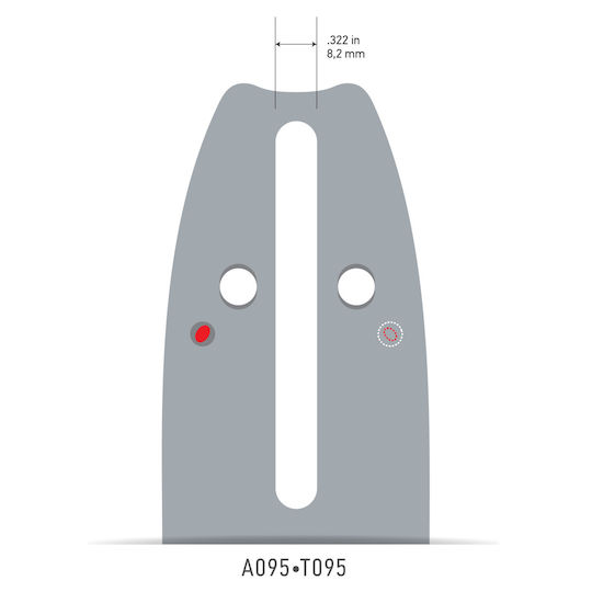 Oregon Advancecut Lame pentru drujbe 35cm (14") pentru lanț cu Pas 3/8", Grosimea dintelui .050"-1.3mm & Numărul de dini 52E