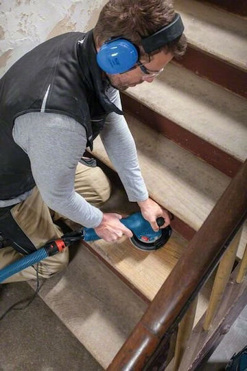 Bosch GET 75-150 Professional Έκκεντρο Τριβείο 150mm Ρεύματος 750W με Ρύθμιση Ταχύτητας και με Σύστημα Αναρρόφησης