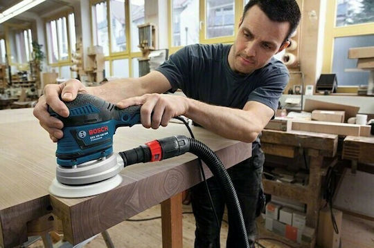 Bosch GEX 125-1 AE Professional Έκκεντρο Τριβείο 125mm Ρεύματος 250W με Ρύθμιση Ταχύτητας και με Σύστημα Αναρρόφησης