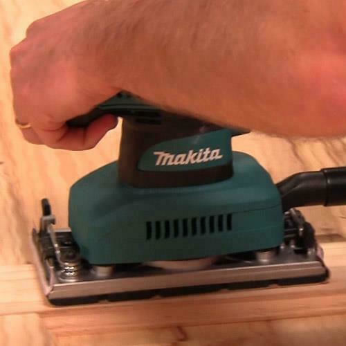 Makita Παλμικό Τριβείο 190W με Ρύθμιση Ταχύτητας και με Σύστημα Αναρρόφησης