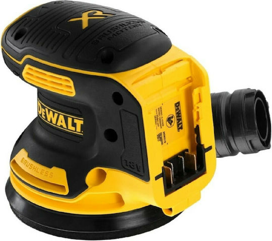 DEWALT Έκκεντρο Τριβείο 125mm Μπαταρίας 18V Solo με Ρύθμιση Ταχύτητας και με Σύστημα Αναρρόφησης