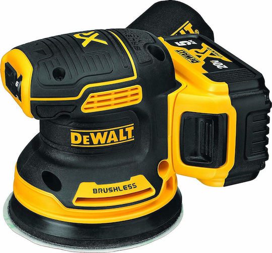 DEWALT Έκκεντρο Τριβείο 125mm Μπαταρίας 18V Solo με Ρύθμιση Ταχύτητας και με Σύστημα Αναρρόφησης