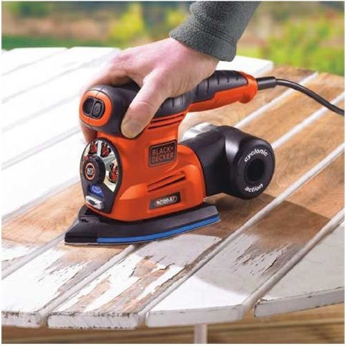 Black & Decker Πολυτριβείο Χούφτας 220W με Ρύθμιση Ταχύτητας και με Σύστημα Αναρρόφησης