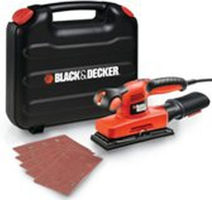 Black & Decker Electric Pulse Sander 240W with Speed Control and with Suction System