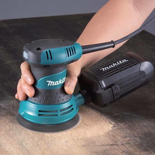 Makita Electric Eccentric Sander 123mm Electric 300W with Suction System