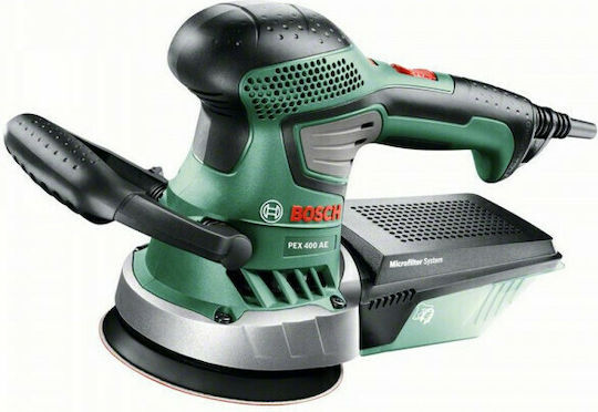 Bosch PEX 400 AE Exzenterschleifer 125mm Elektrisch mit Geschwindigkeitsregelung und mit Absaugsystem