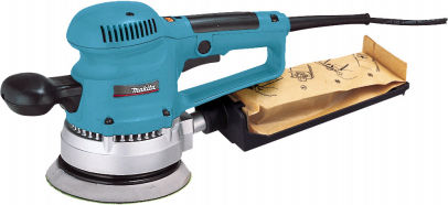 Makita BO6030JX Electric Eccentric Sander 150mm Electric 310W with Speed Control and with Suction System BO6030JX