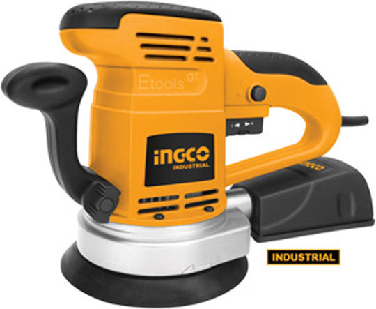 Ingco RS4508 Exzenterschleifer 150mm Elektrisch mit Geschwindigkeitsregelung und mit Absaugsystem
