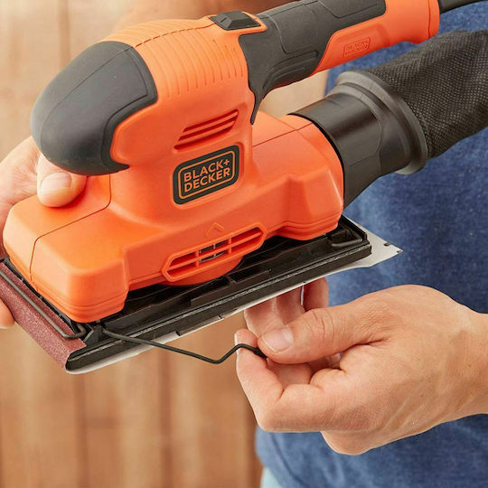 Black & Decker Schwingschleifer mit Absaugsystem