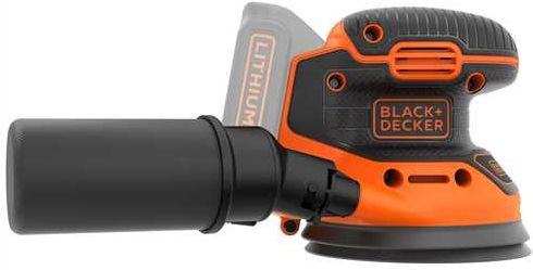 Black & Decker Solo Battery Powered Eccentric Sander 125mm Battery 18V with Suction System