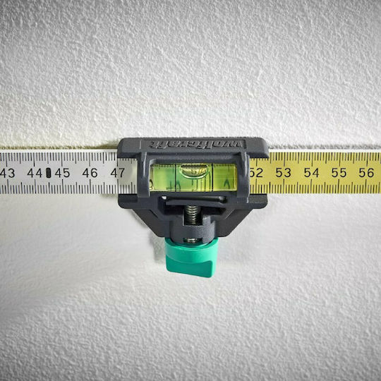 Wolfcraft 5222000 Kunststoff Wasserwaage mit 1 Auge