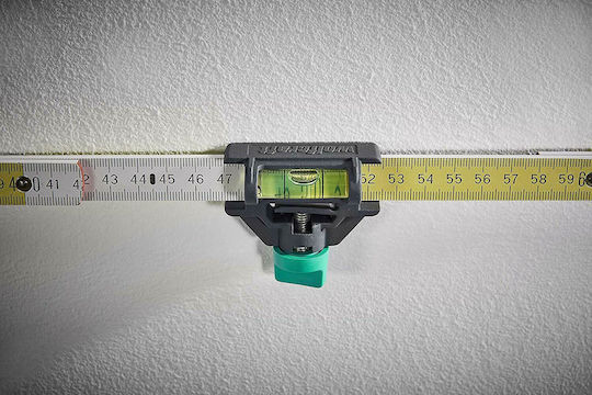 Wolfcraft 5222000 Kunststoff Wasserwaage mit 1 Auge