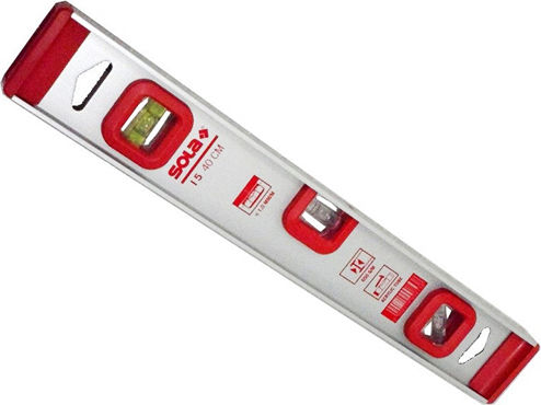 Sola I5 40 Spirit Level Aluminum 40cm with 3 Eyes