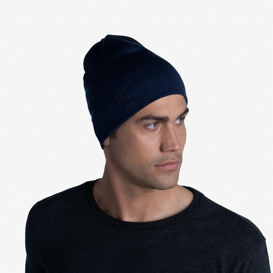 Beanie Ανδρικός Σκούφος Πλεκτός σε Navy Μπλε χρώμα