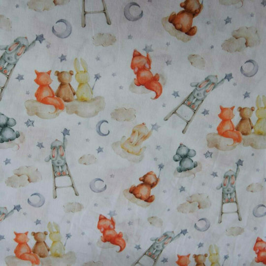 Decocraft Night Sky Crib Bumpers Classic Inside Orange 25x150cm