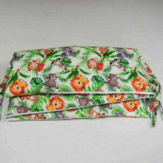 Decocraft Jungle Crib Bumpers Classic Inside Green 25x150cm