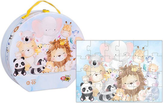 Kids Puzzle Friendship Animals for 3+ years+ Years 24pcs 50/50 Games