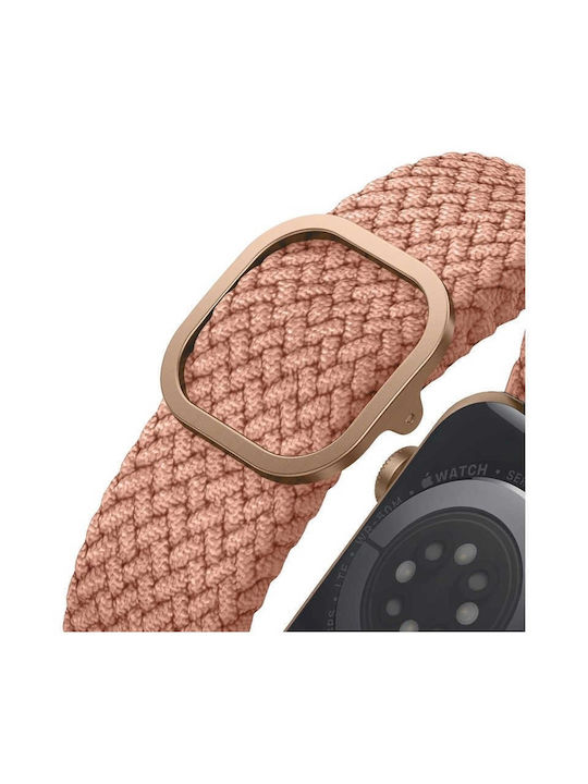 Uniq Aspen Braided Armband Stoff Rosa (Apple Watch 38/40/41/42mm) UNIQ-40MM-ASPPNK