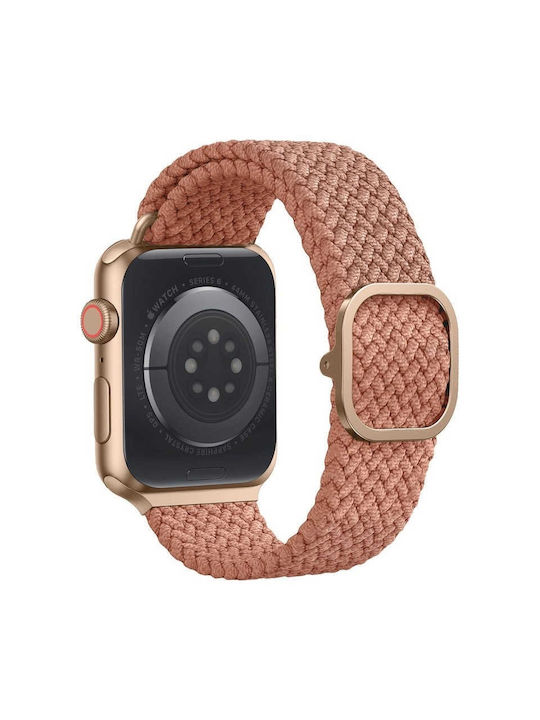 Uniq Aspen Braided Armband Stoff Rosa (Apple Watch 38/40/41/42mm) UNIQ-40MM-ASPPNK
