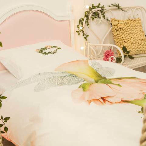 Snurk Fairy Set Kids Duvet Cover Single with Pillowcase Green 160x220cm