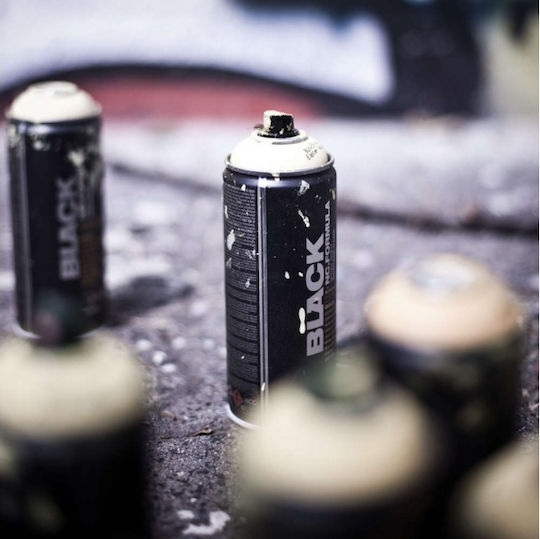 Montana Cans Σπρέι Βαφής BLK με Ματ Εφέ Syrian 400ml