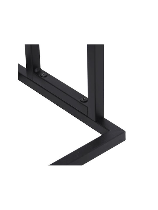 vidaXL Καλόγερος Μπάνιου Διπλός ​78.5x78.5cm Μαύρος