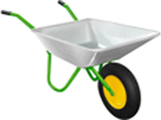 Palisad Construction Cart 58lt 120kg