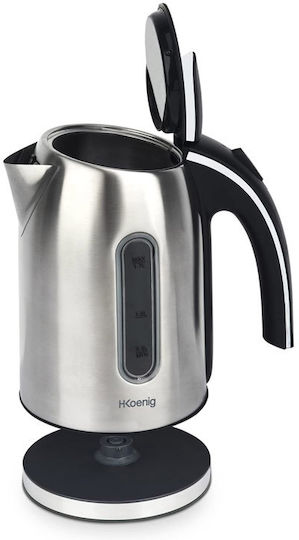 HKoenig Kettle 1.7lt 2200W Silver