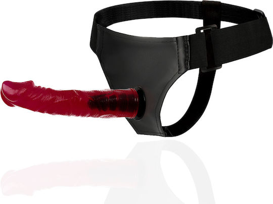 Harness Attraction Brant Harness με Dildo 19cm σε χρώμα Red
