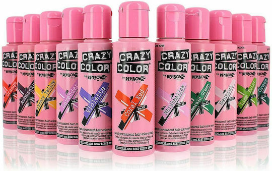 Crazy Color Semi-Permanent Temporärer Farbstoff Haare 53 Emeraldgrün 100ml 15g