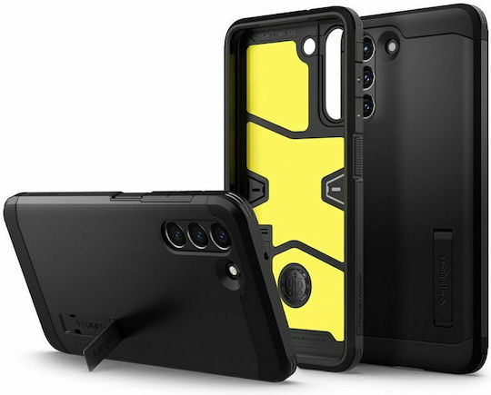 Spigen Tough Armor Back Cover Πλαστικό / Σιλικόνης 1.2mm Μαύρο (Galaxy S21 FE 5G)