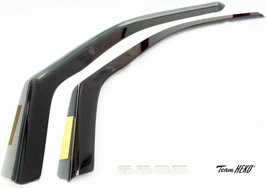 Gelly Plast Set of Windbreakers Front Car for Opel Astra 2pcs
