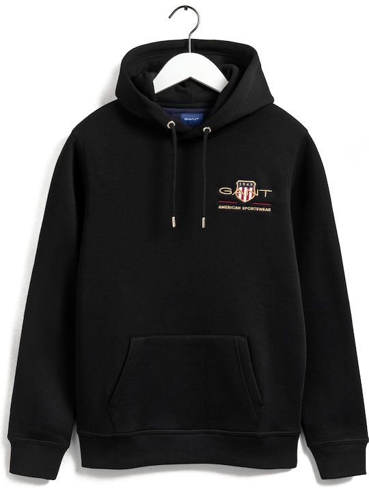 Archive Shield Sweatshirt mit Kapuze Schwarz