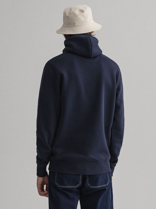 Sweatshirt with Hood Navy