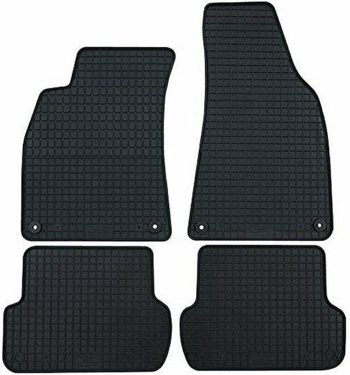 Petex Set of Front and Rear Mats 4pcs for Volkswagen T-Roc 2017+ Black